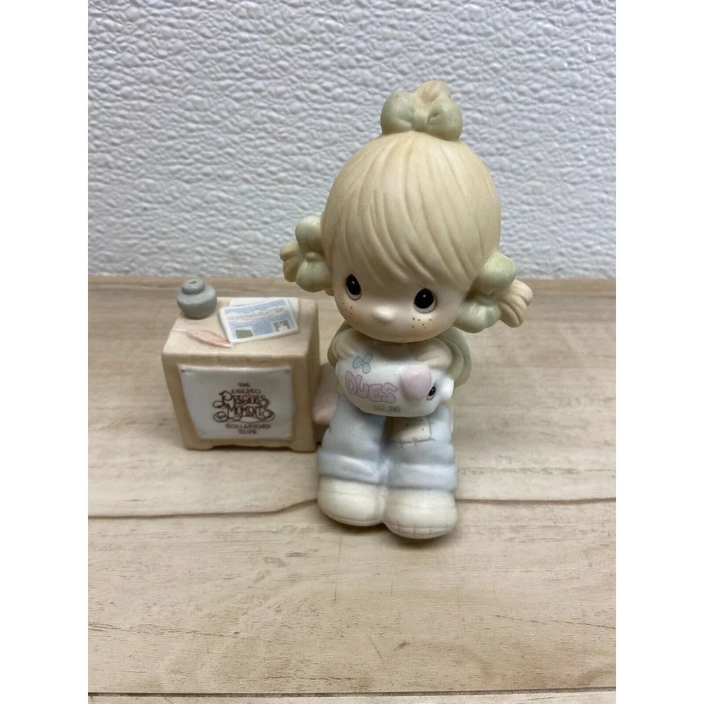Vtg 1983 Enesco Precious Moments Join On The Blessings Porcelain Figurine